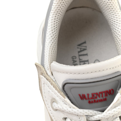 Valentino Garavani Calfskin Split Shegoes Sneakers 36.5 Ghiaccio White 10 of 14