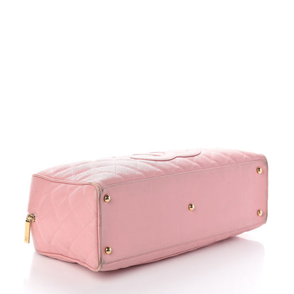 Chanel Caviar Quilted Large Bowler Pink 4 of 11