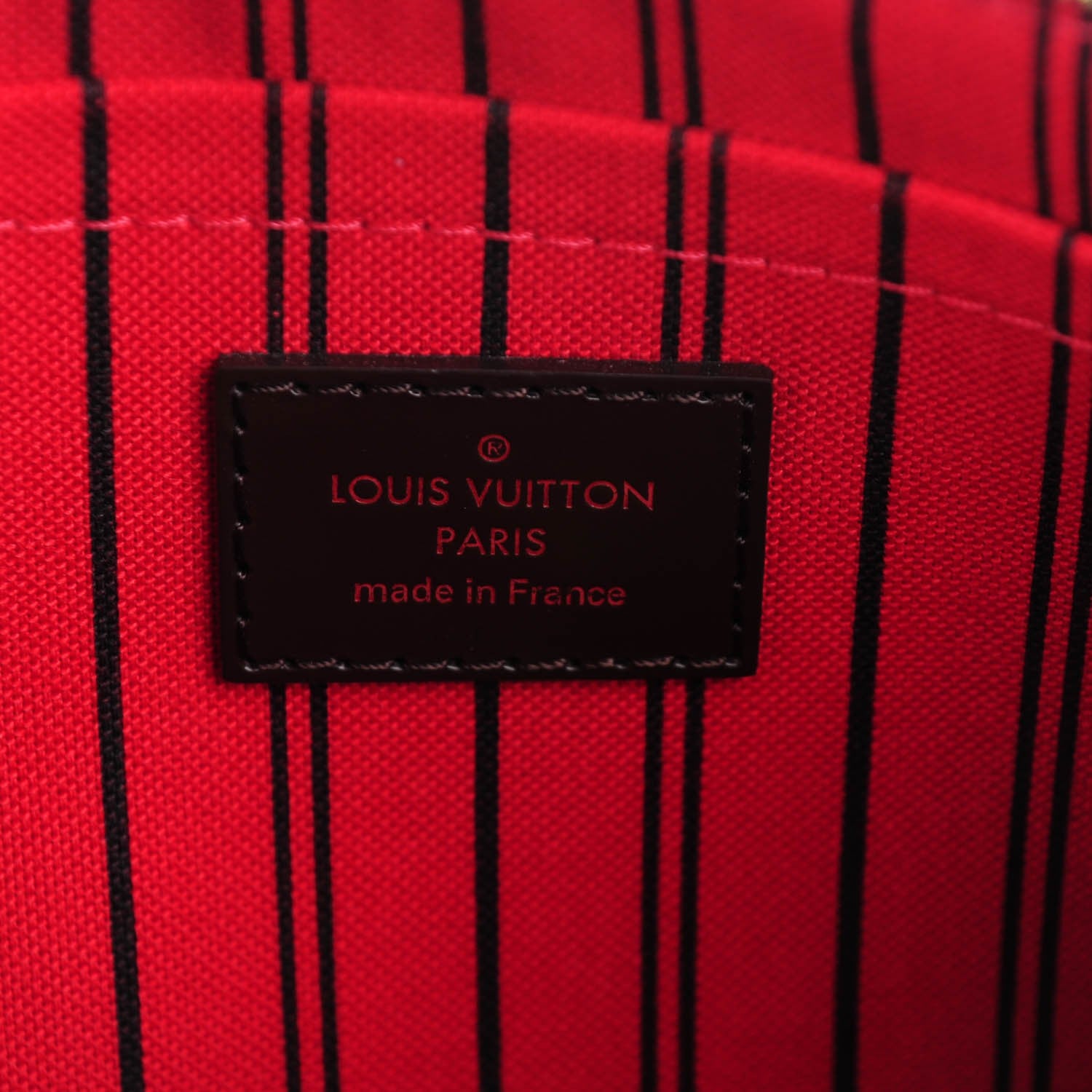 Louis Vuitton Damier Ebene Neverfull MM GM Pochette 6 of 7