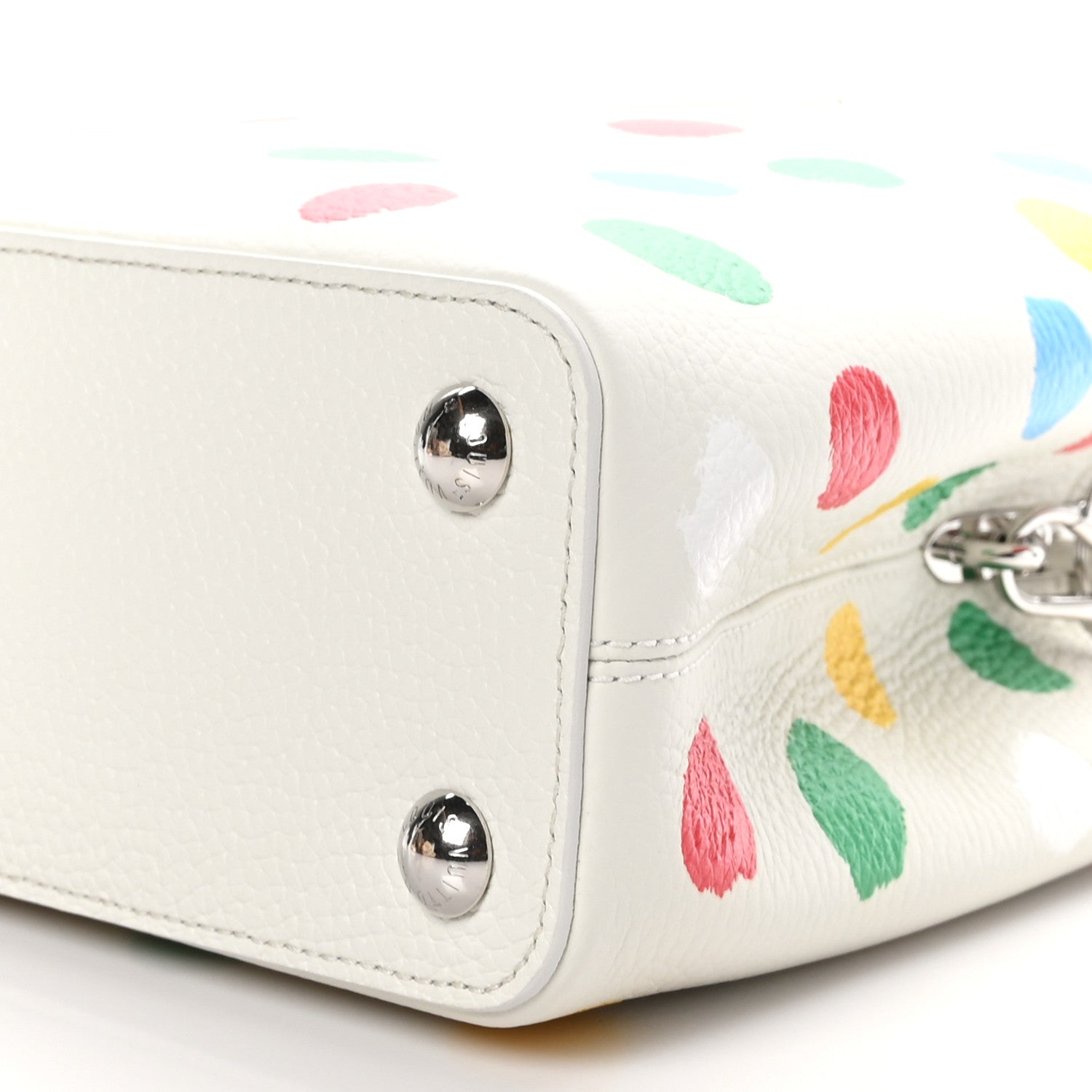 Louis Vuitton LV X YK Taurillon Capucines BB White 8 of 8
