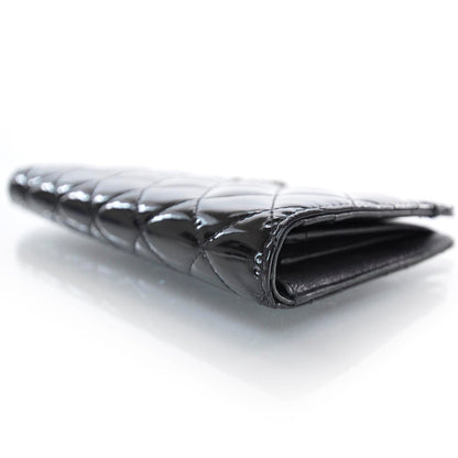 Chanel Patent Yen Wallet Black 3 of 10