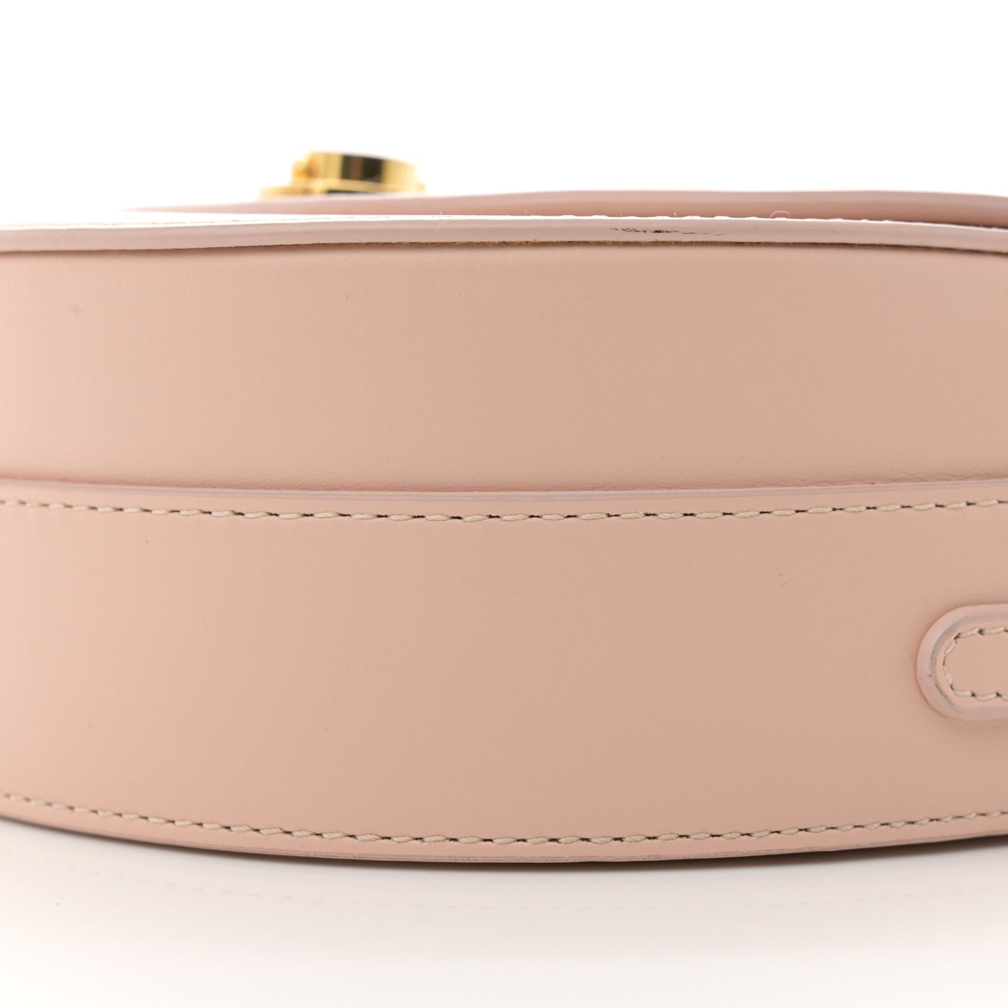 Calfskin Mini Saddle Crossbody Bag Rosa