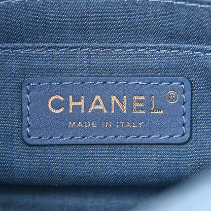 Chanel Denim Quilted Mini Pearl Crush Flap Blue 6 of 10