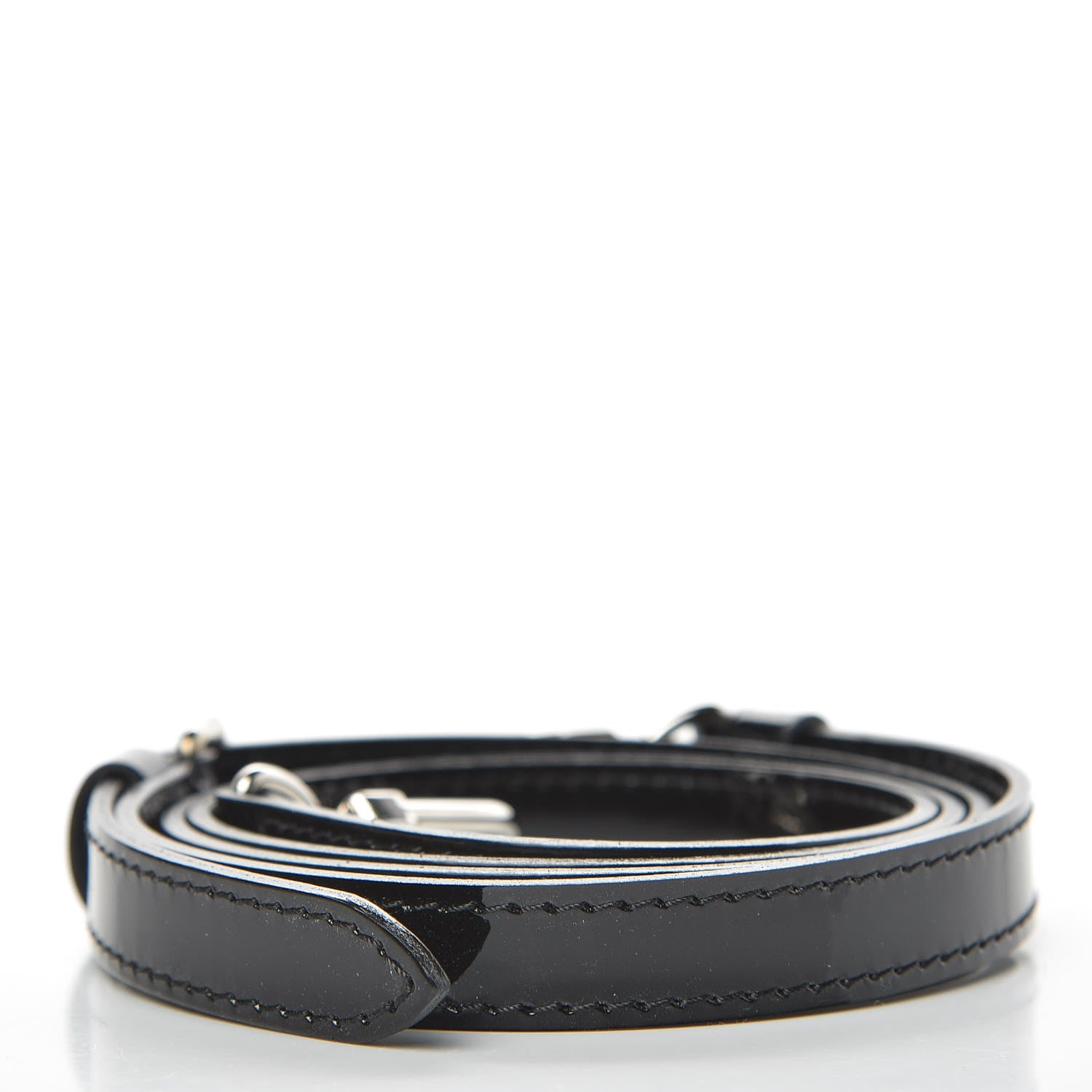 Louis Vuitton Patent 16mm Adjustable Shoulder Strap Black 2 of 4