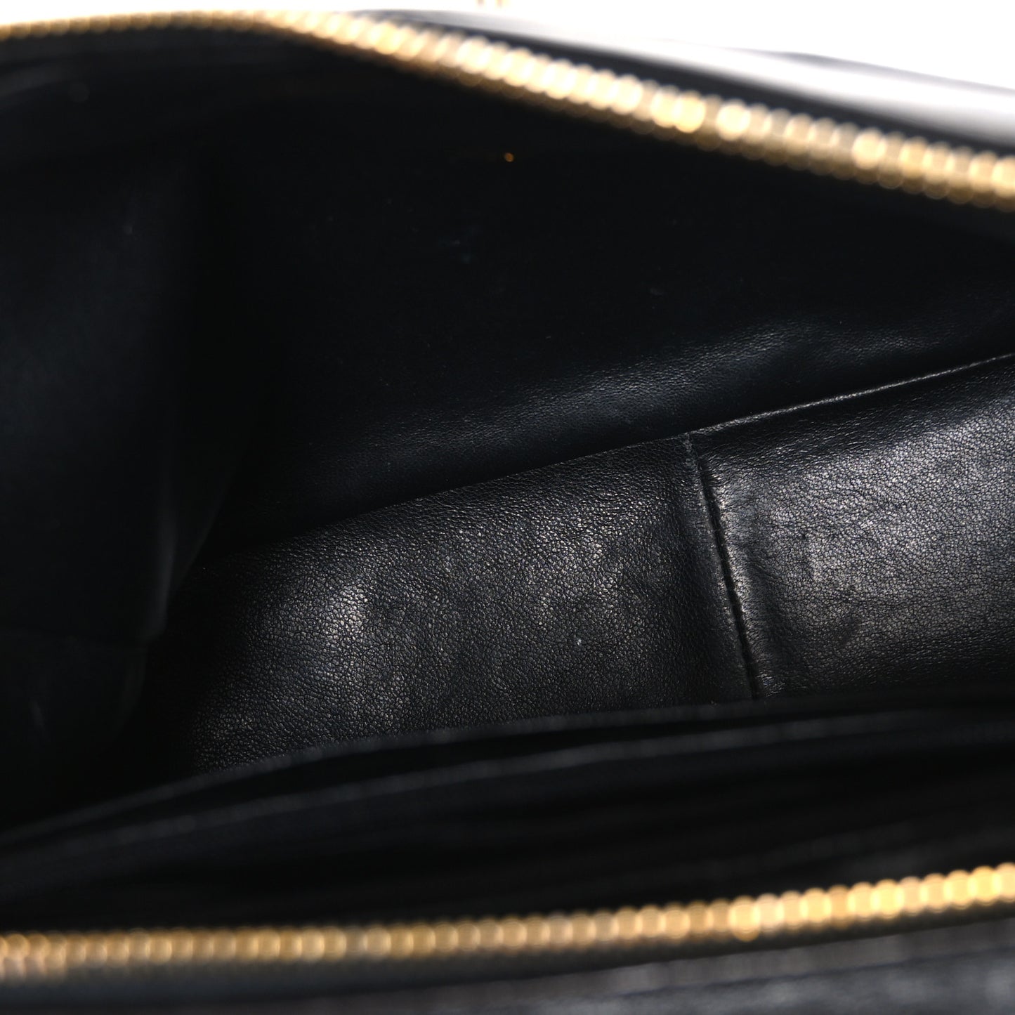 Lambskin Quilted Backpack Black