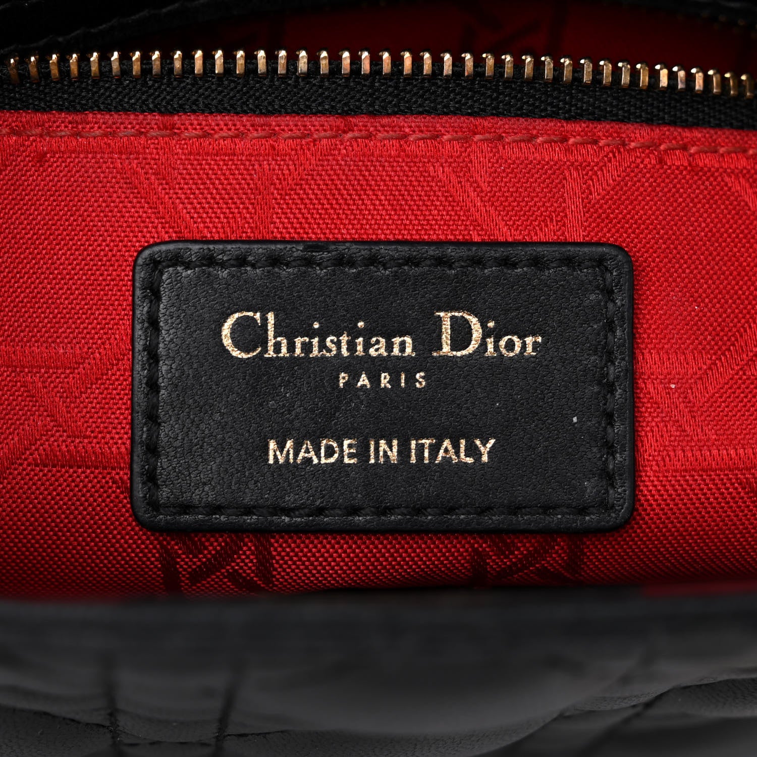 Christian Dior Lambskin Cannage Small My ABCDior Lady Dior Black 6 of 13