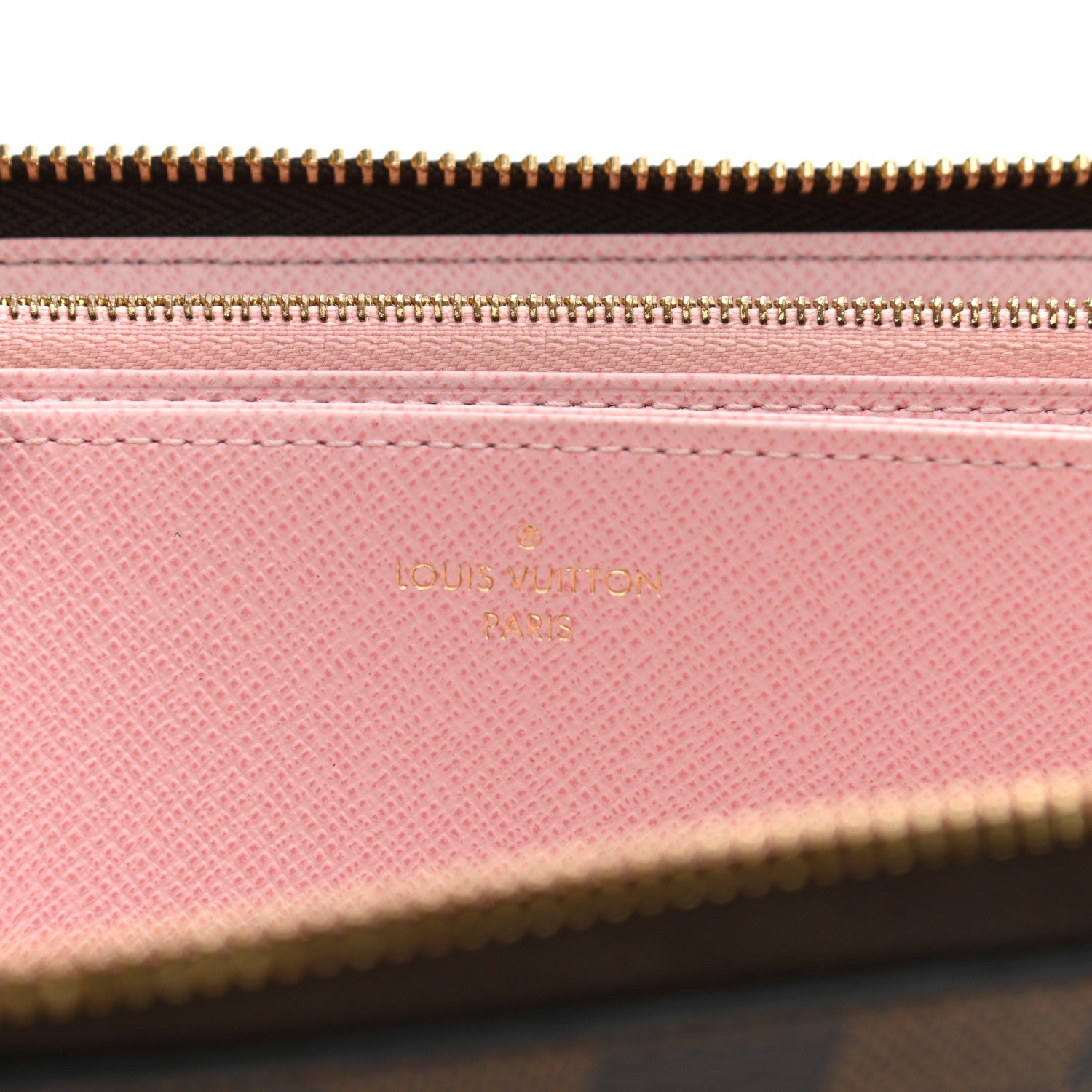Louis Vuitton Damier Ebene Zippy Wallet Rose Ballerine 6 of 8