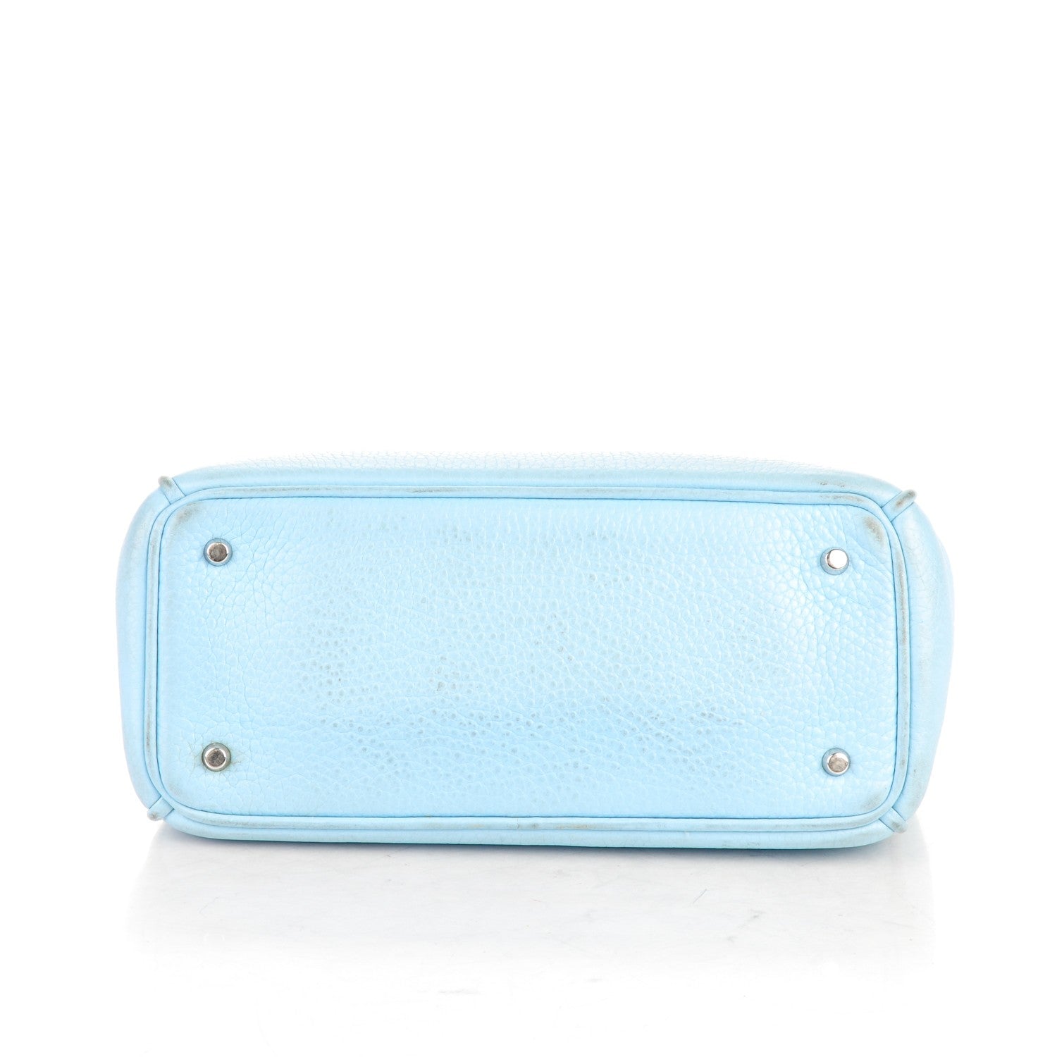 Christian Dior Bullcalf Small Diorissimo Tote Light Blue 5 of 16