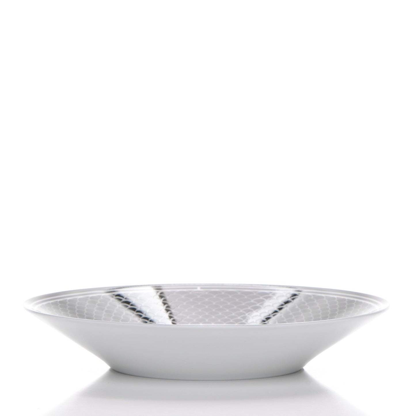 Porcelain H Deco Breakfast Cup and Saucer
