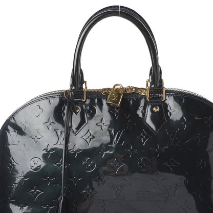 Louis Vuitton Vernis Alma MM Blue Nuit 9 of 19