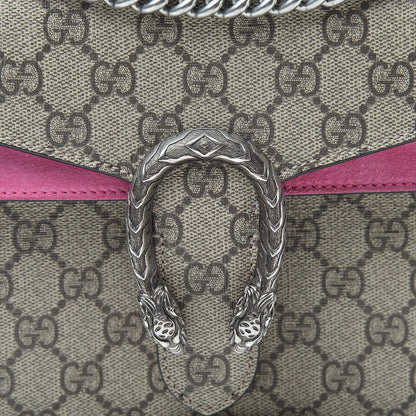 Gucci GG Supreme Monogram Mini Dionysus Shoulder Bag Pink 8 of 14