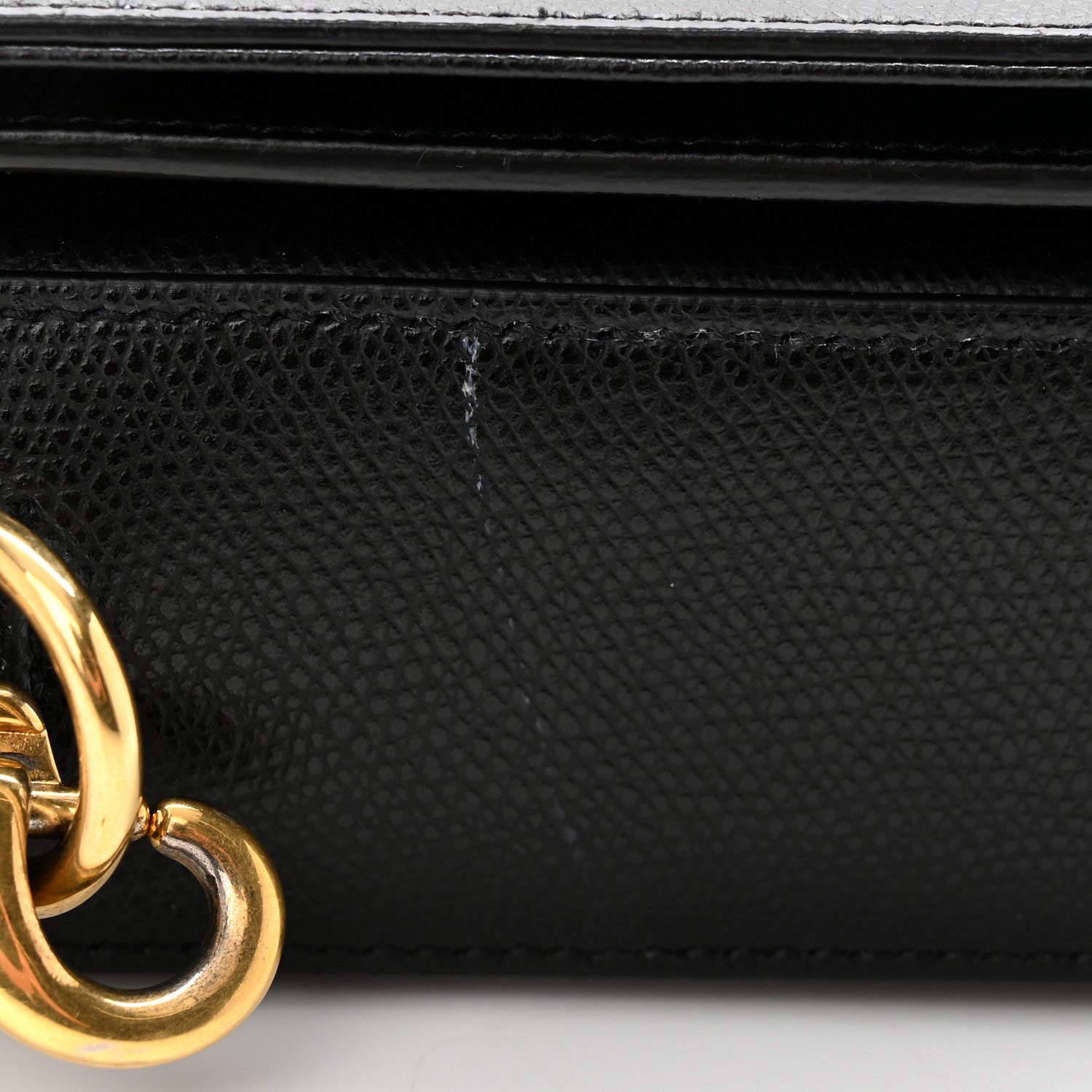 Saint Laurent Textured Calfskin Medium Classic Monogram Universite Bag Black 11 of 11