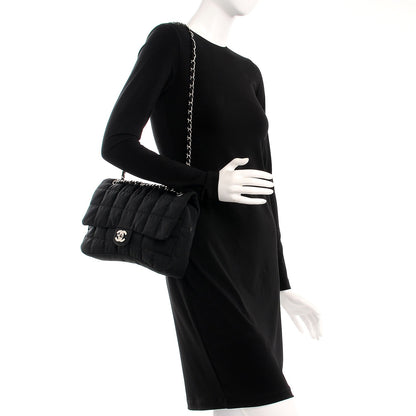 Chanel Nylon Square Quilted Flap Black 2 of 8