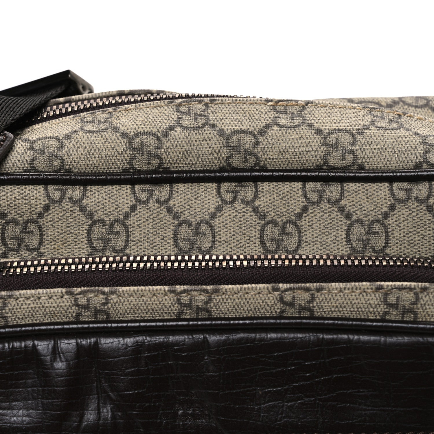 Gucci GG Plus Monogram Camera Bag Dark Brown 8 of 10
