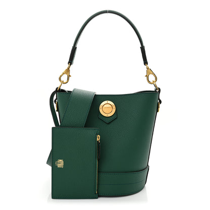 Moynat Taurillon Blush Baluchon BB Emerald 2 of 10