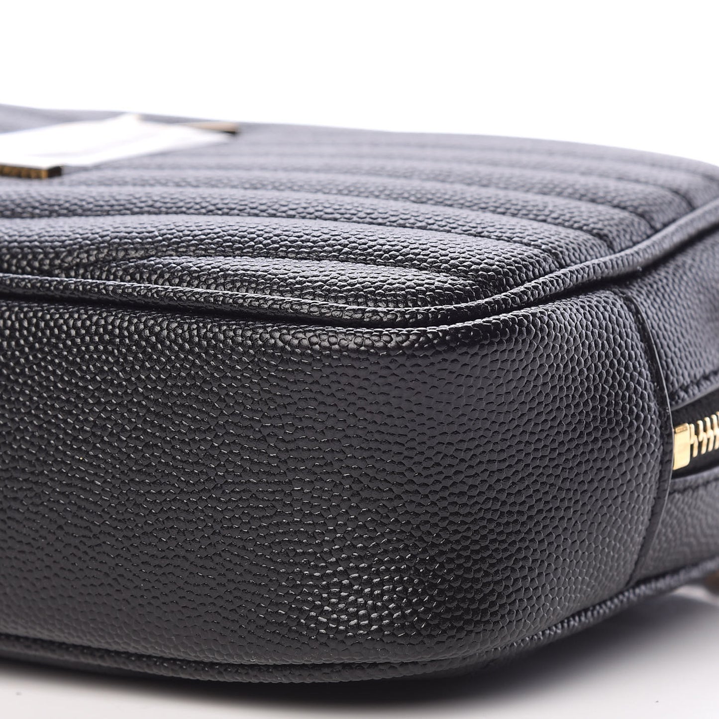 Grain De Poudre Matelasse Monogram Mini Lou Camera Bag Black