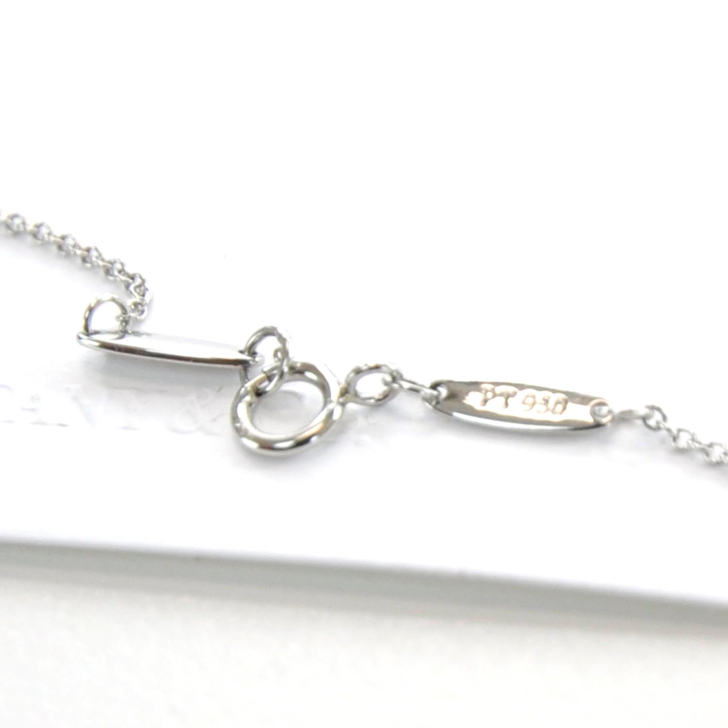 Tiffany Platinum Diamond .20ct Elsa Peretti Diamonds by the Yard Lariat Necklace 6 of 13