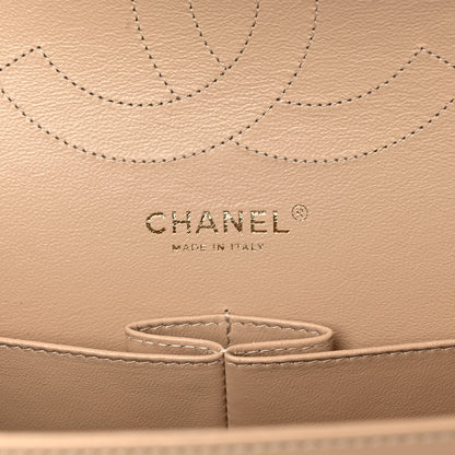Chanel Caviar Quilted Jumbo Double Flap Beige Clair 9 of 11