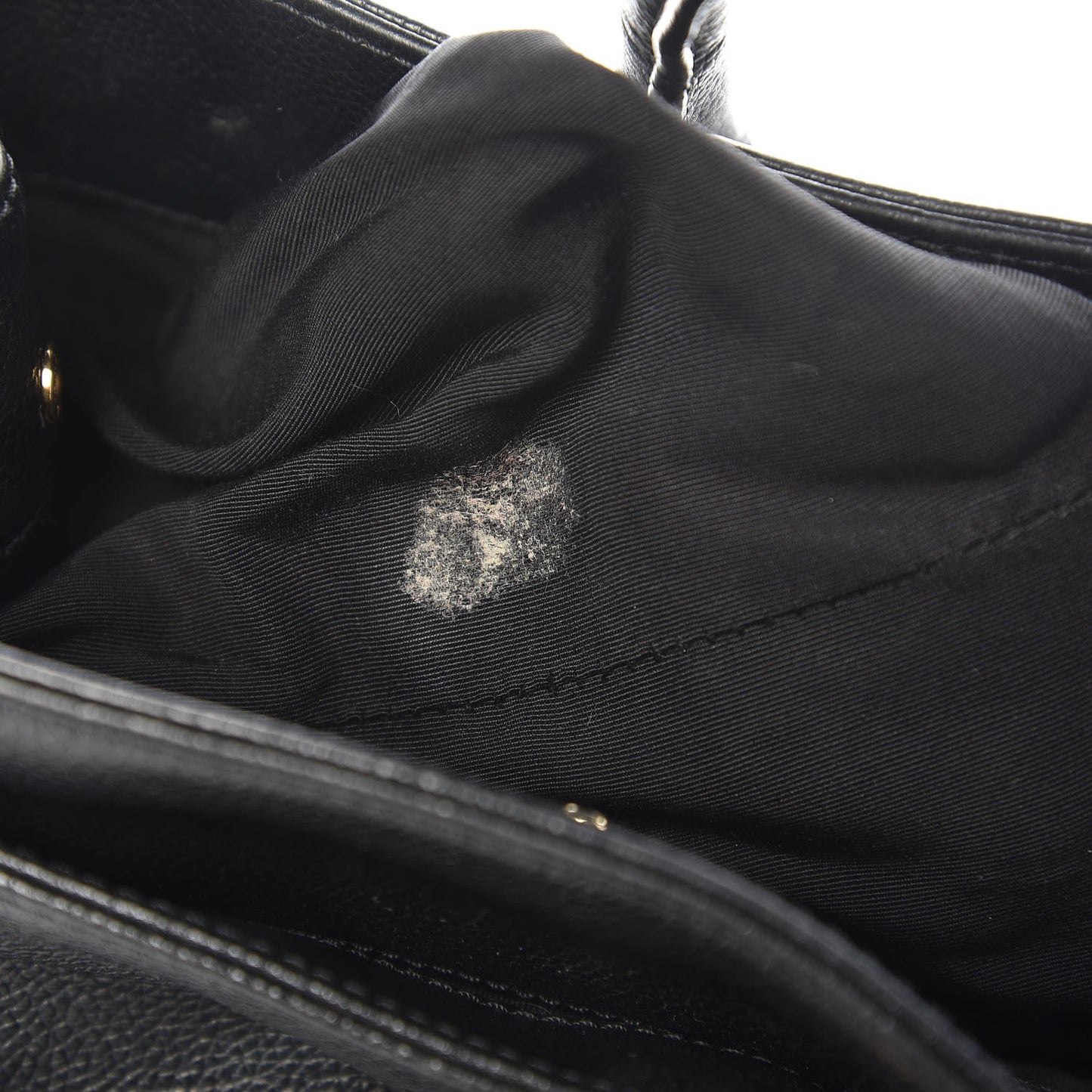 Calfskin Cerf Executive Shopper Tote Black