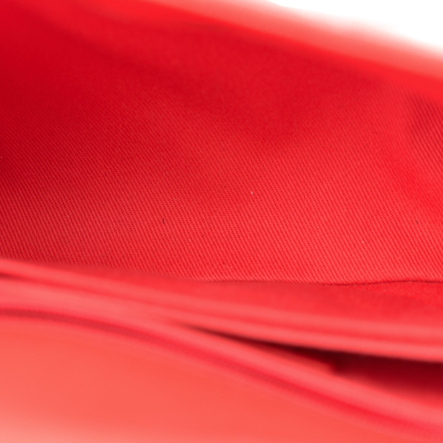 Caviar Chevron Quilted Mini Coco Handle Flap Red