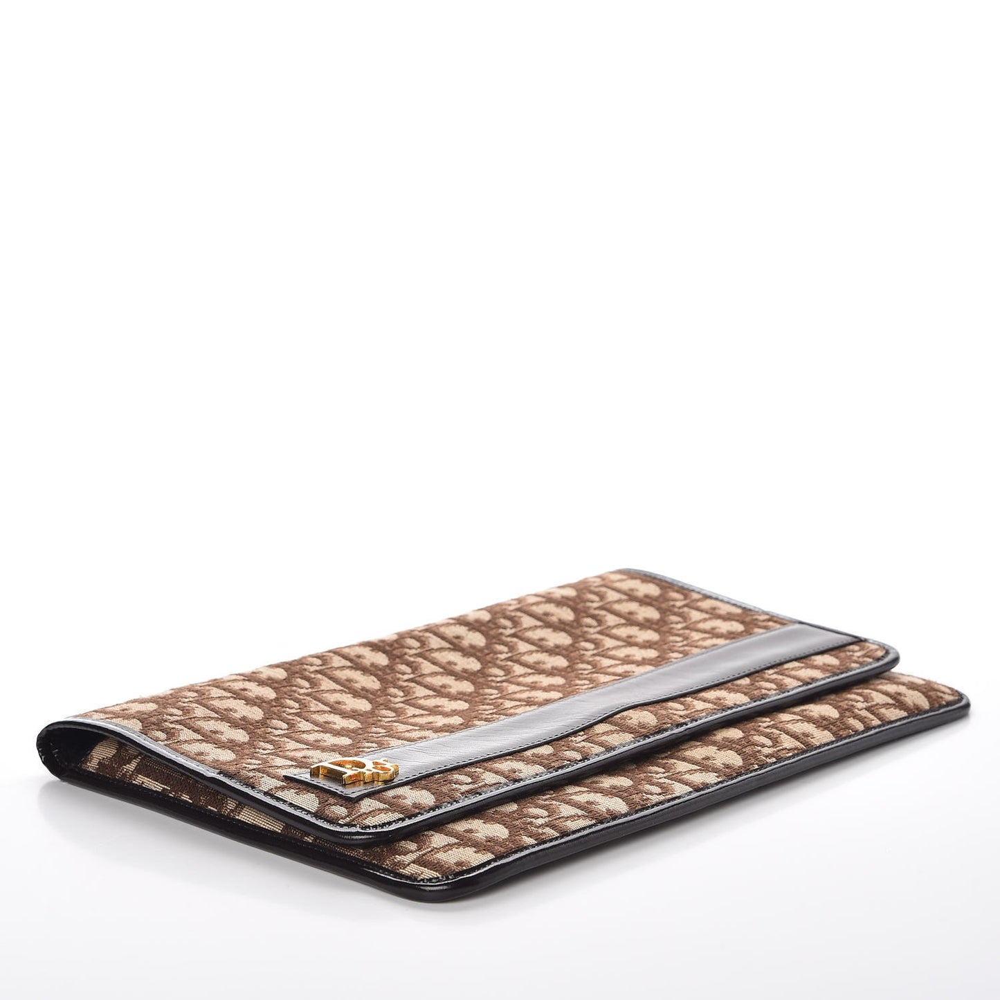 Monogram Clutch Brown