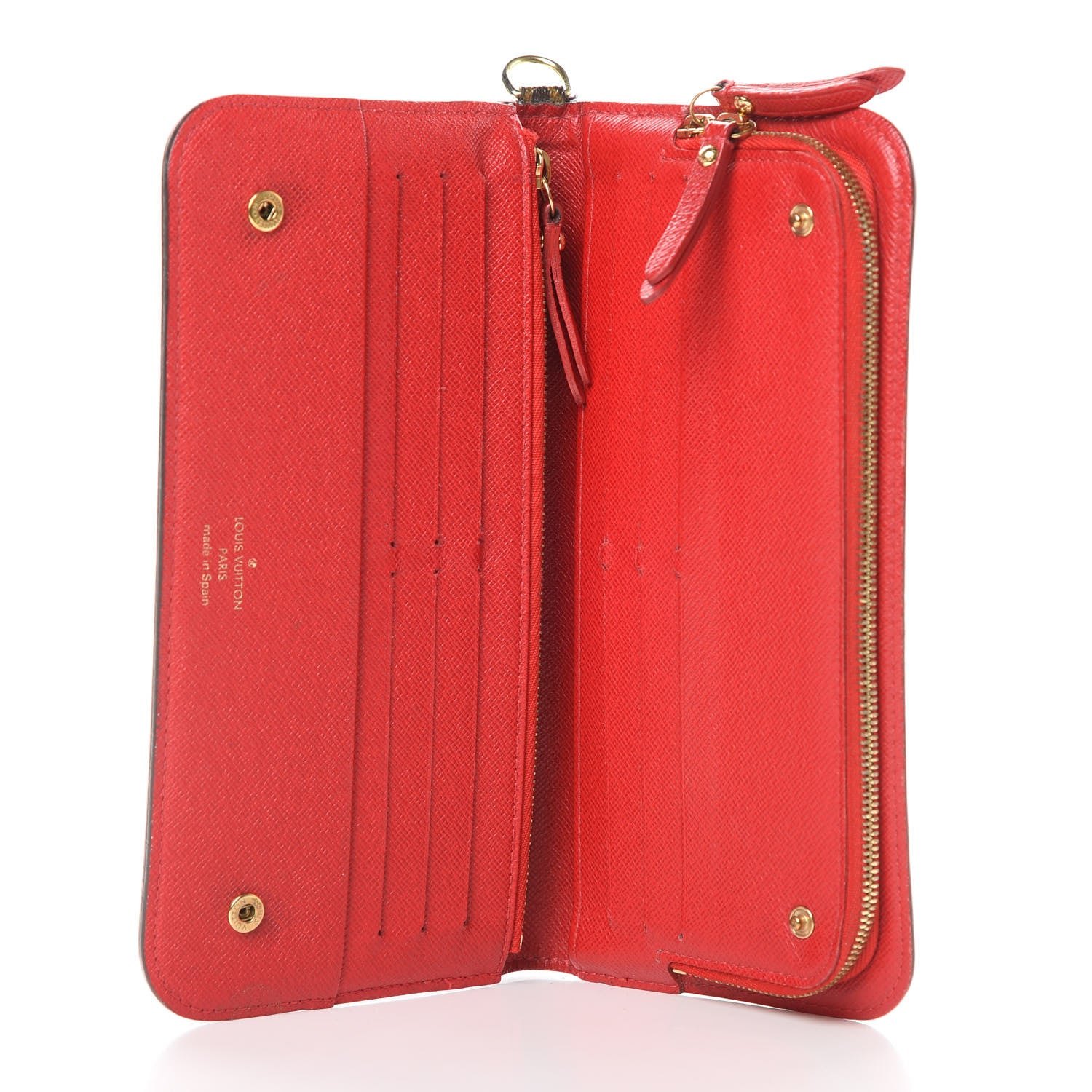 Louis Vuitton Monogram Insolite Wallet Red 5 of 14