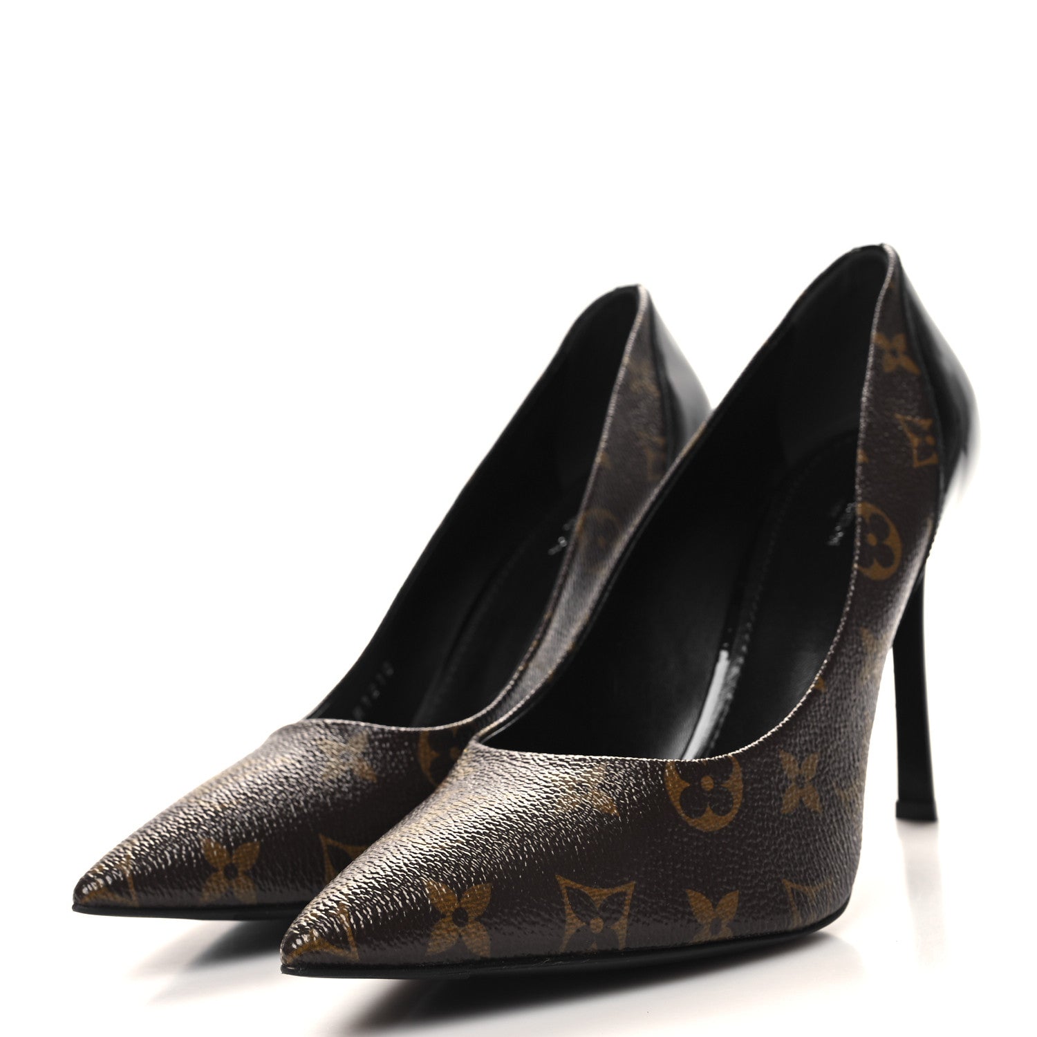 Louis Vuitton Monogram Cherie Pumps 41 Black 3 of 8