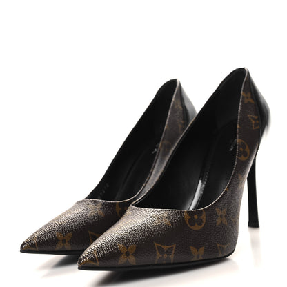 Louis Vuitton Monogram Cherie Pumps 41 Black 3 of 8