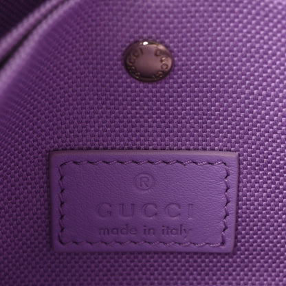 Gucci Patent GG Guccissima Emblem Small Bucket Bag Purple 6 of 10
