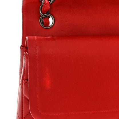 Chanel Lambskin Quilted Jumbo Double Flap Red 13 of 13