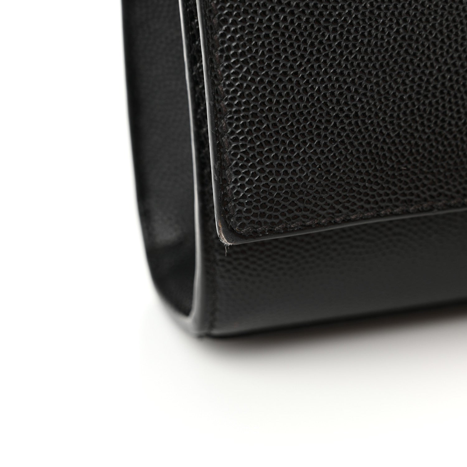 Saint Laurent Grain De Poudre Medium Classic Monogram Kate Satchel Black 17 of 17