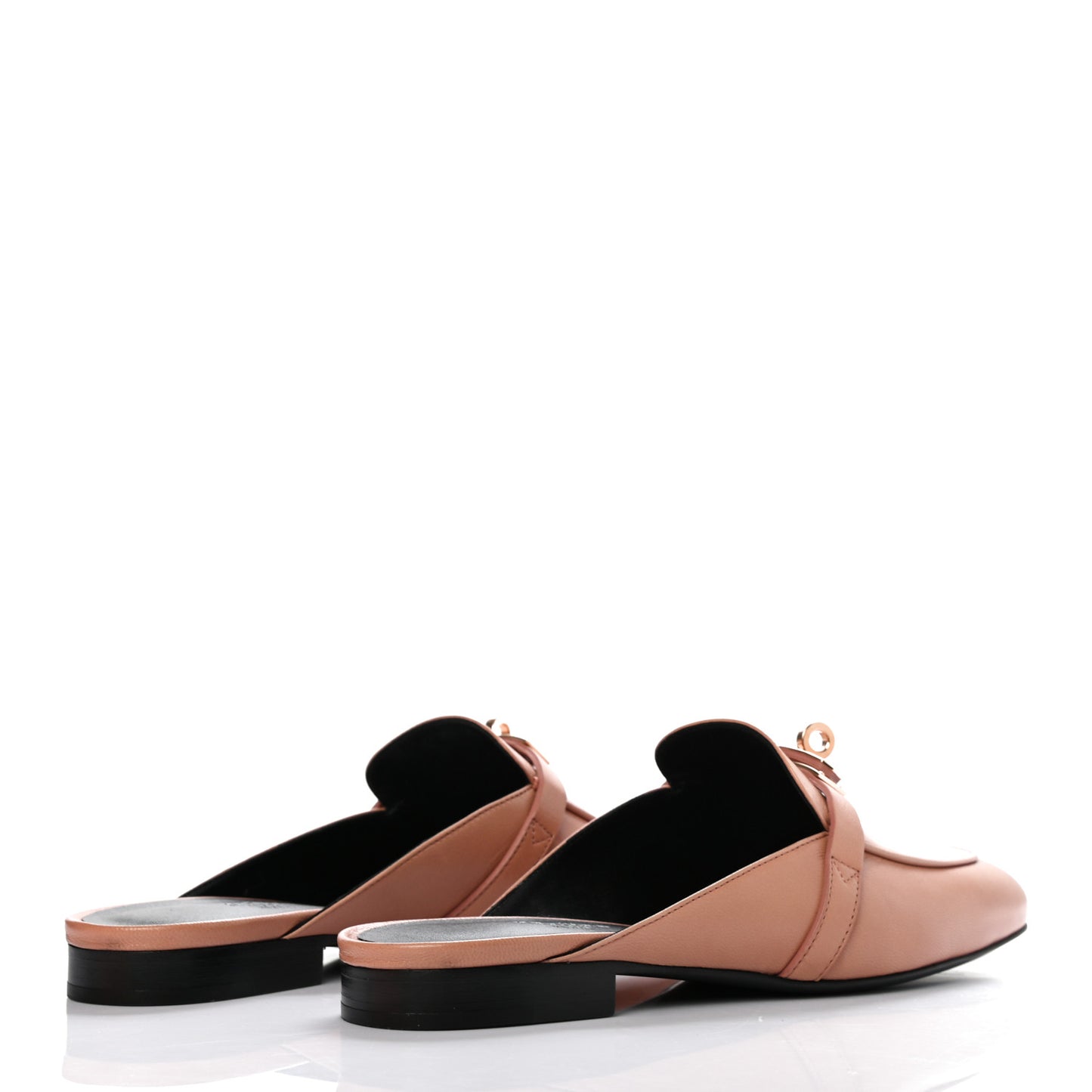 Goatskin Oz Mules 37.5 Rose Aube