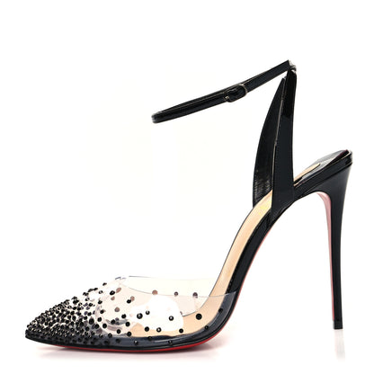 Christian Louboutin PVC Patent Psychic Spikaqueen 100 Pumps 38.5 Black 1 of 10
