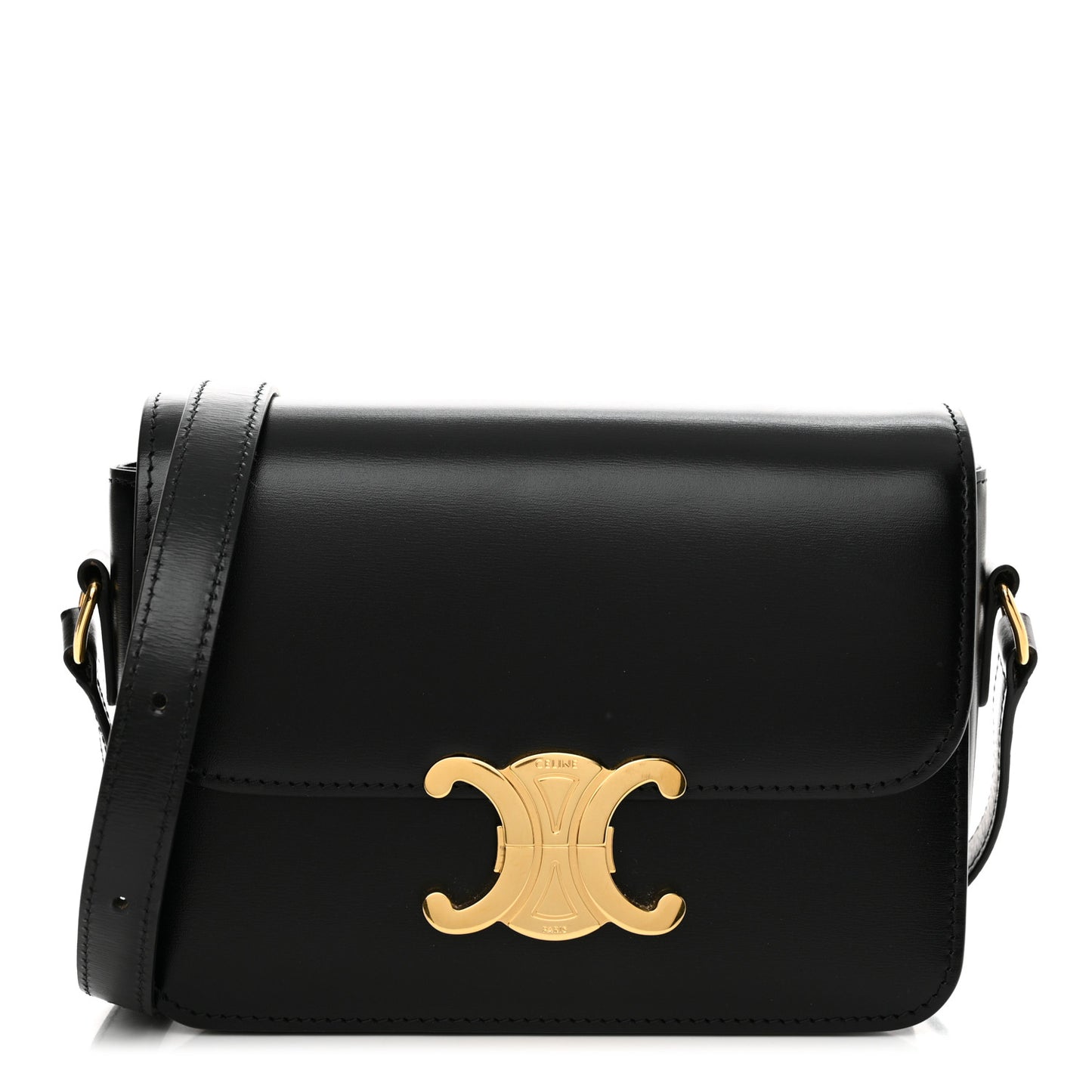Shiny Calfskin Teen Triomphe Black
