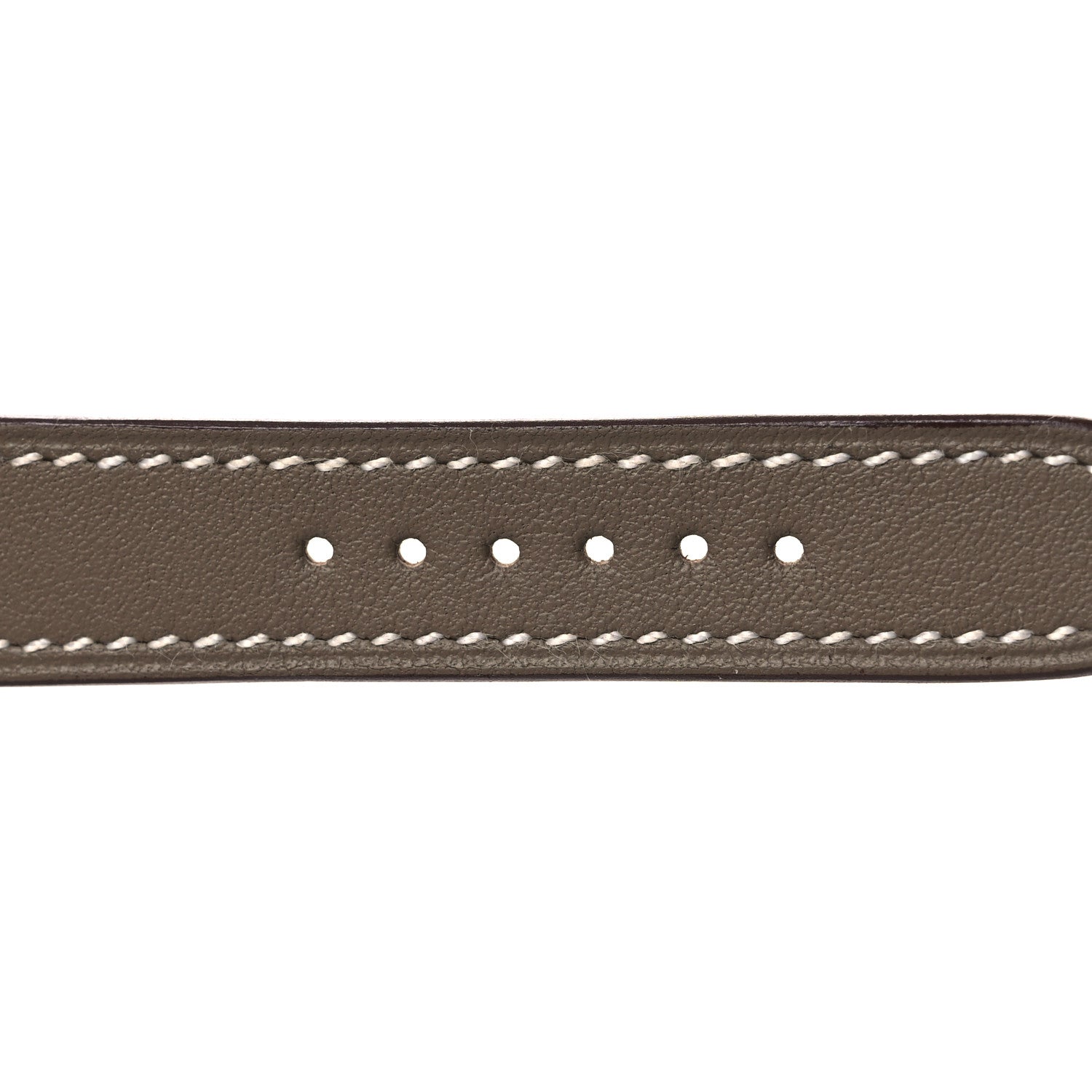 Hermes Swift 25mm Heure H Watch Strap Etoupe 3 of 8