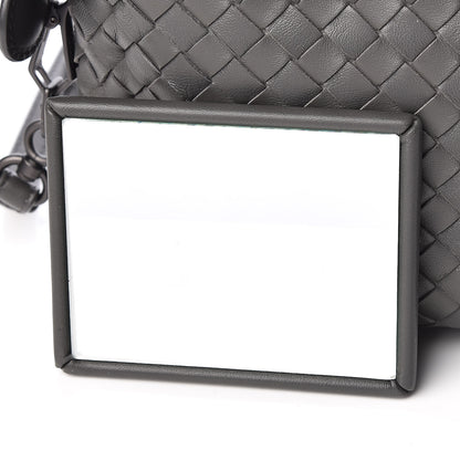 Bottega Veneta Nappa Intrecciato Small Camera Bag New Light Grey 10 of 11