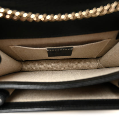 Gucci Dollar Calfskin Small Interlocking G Shoulder Bag Black 5 of 10