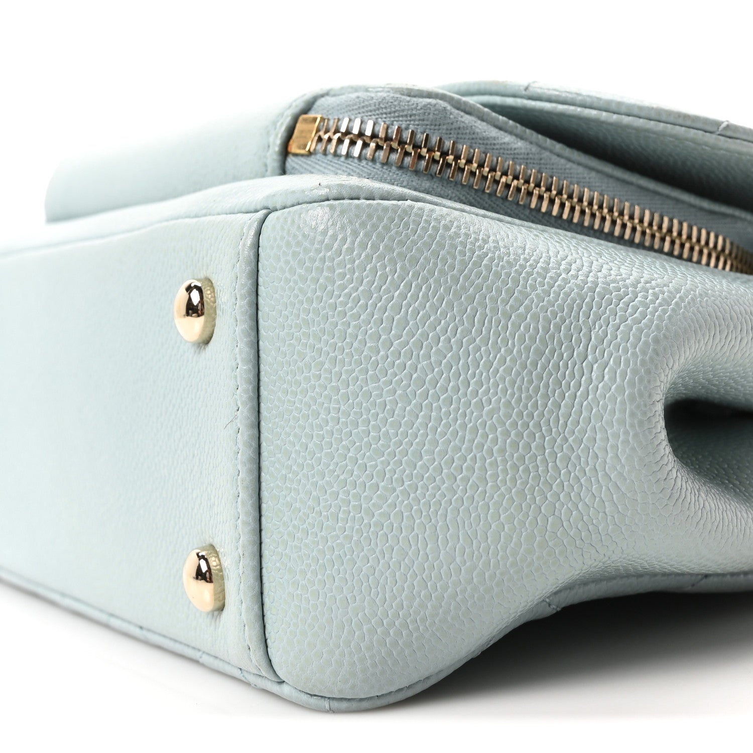 Chanel Caviar Quilted Small Business Affinity Flap Light Blue 10 of 10