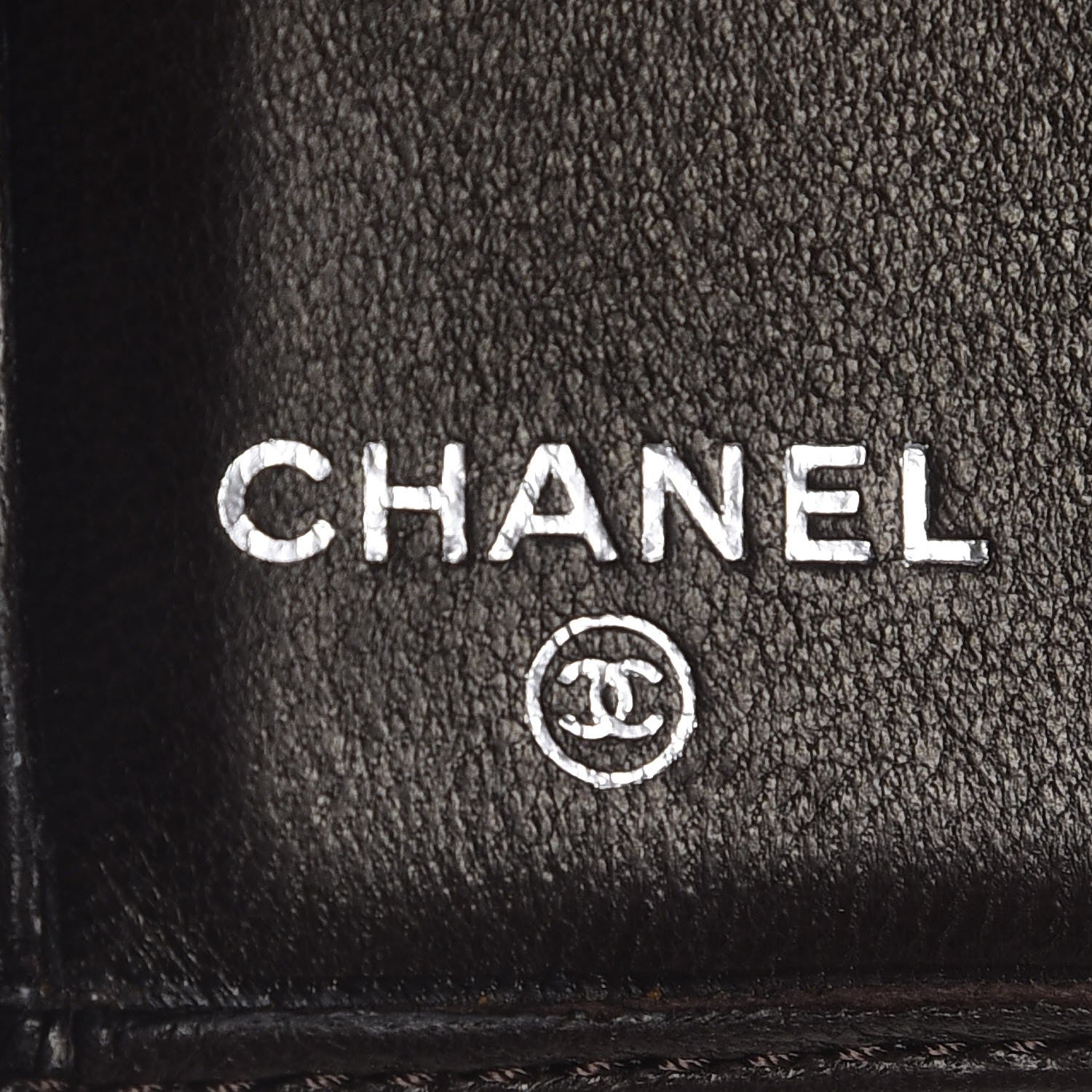 Chanel Lambskin Vertical Quilted Mademoiselle Bi-Fold Wallet Brown 6 of 8