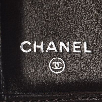 Chanel Lambskin Vertical Quilted Mademoiselle Bi-Fold Wallet Brown 6 of 8
