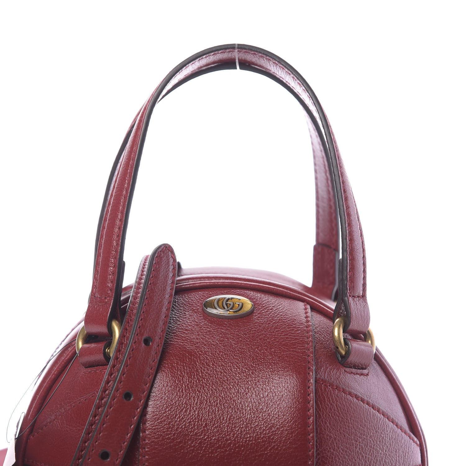 Gucci Piuma Lux Energy Mini Tifosa Basketball Shaped Shoulder Bag Romantic Cerise 10 of 10