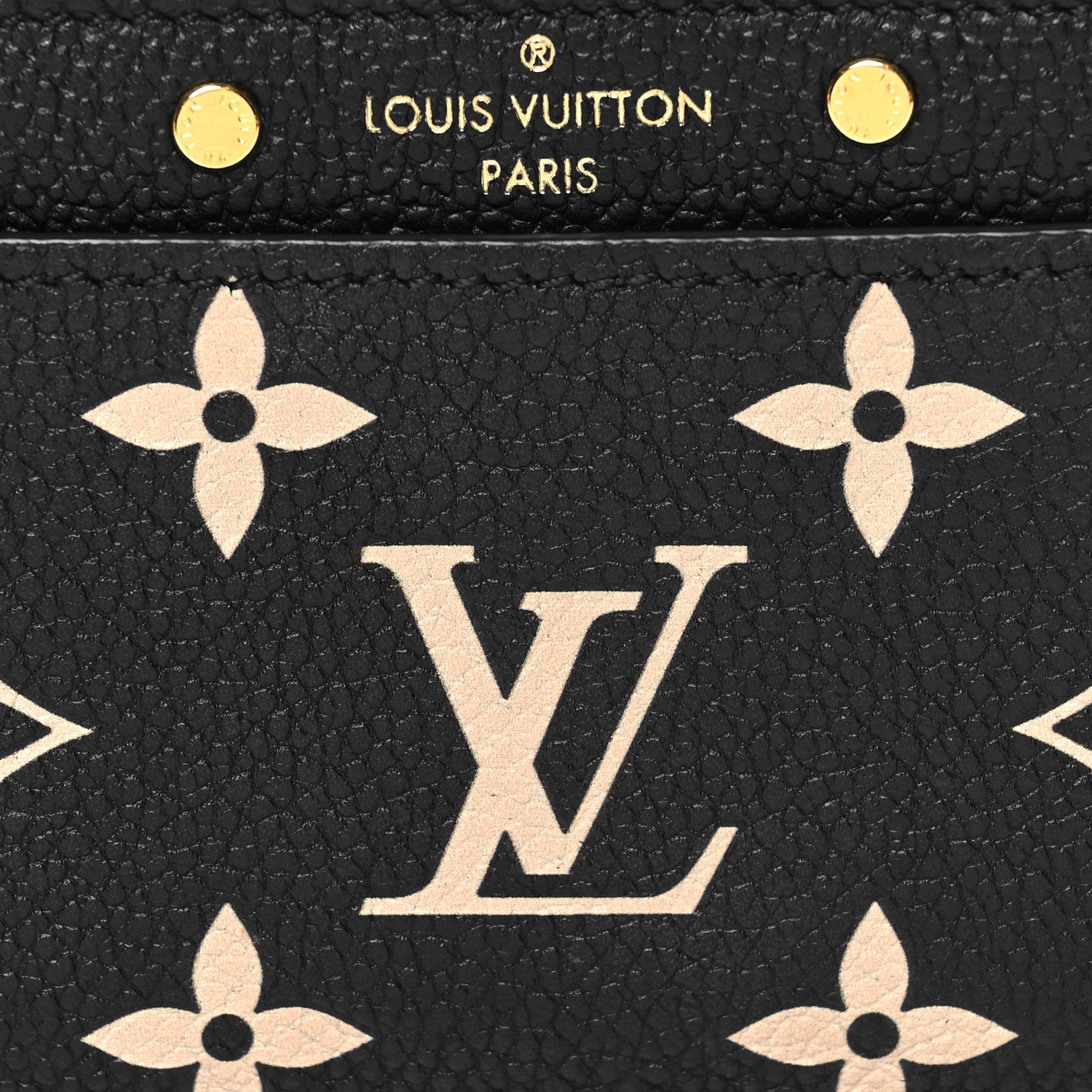 Louis Vuitton Empreinte Card Holder Black Beige 7 of 8