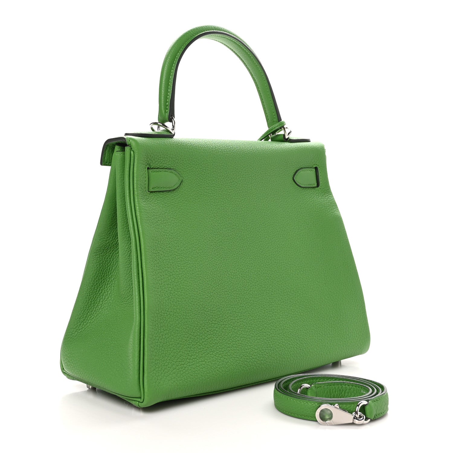Hermes Togo Kelly Retourne 28 Vert Yucca 3 of 11