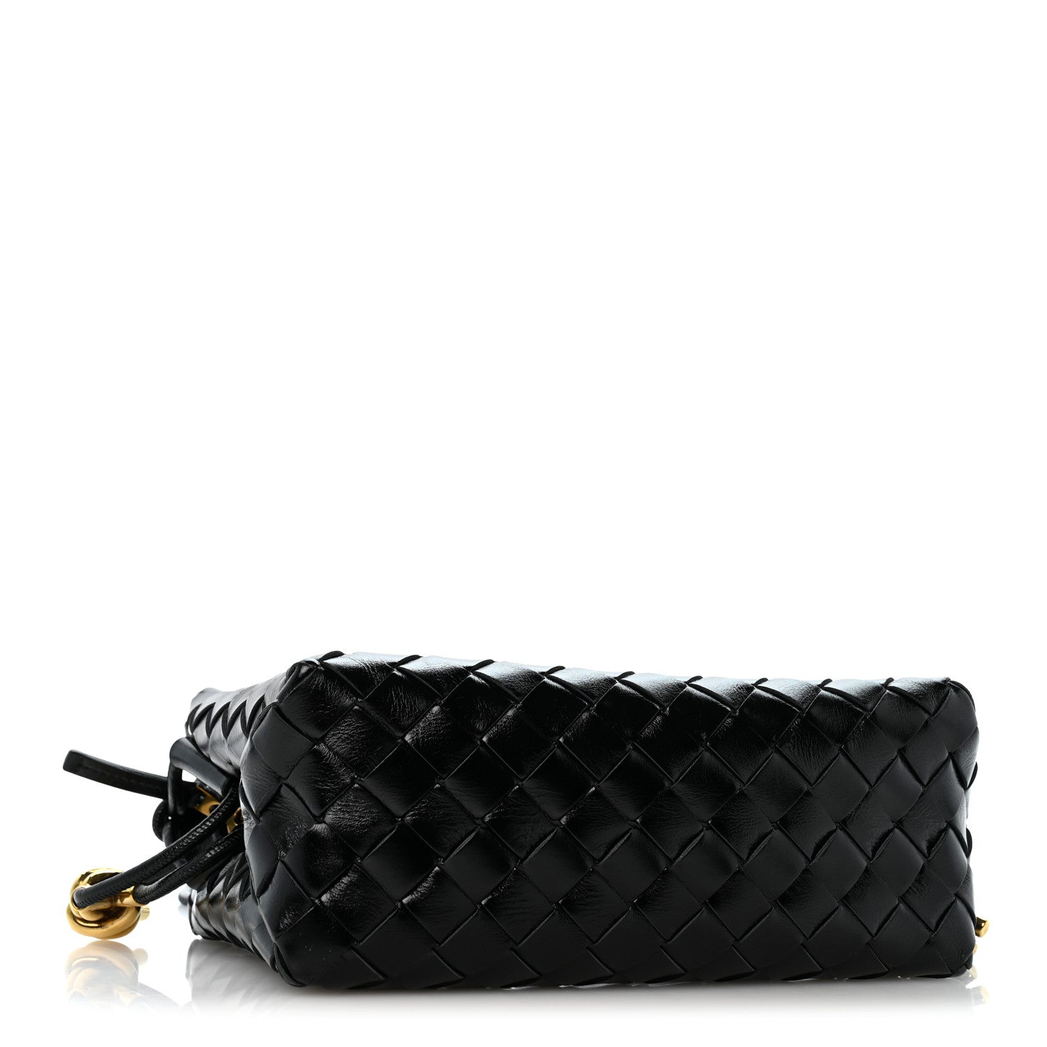 Bottega Veneta Polished Nappa Intrecciato Knot Small Loop Camera Bag Space 4 of 12
