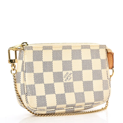 Louis Vuitton Damier Azur Mini Pochette Accessories 3 of 7
