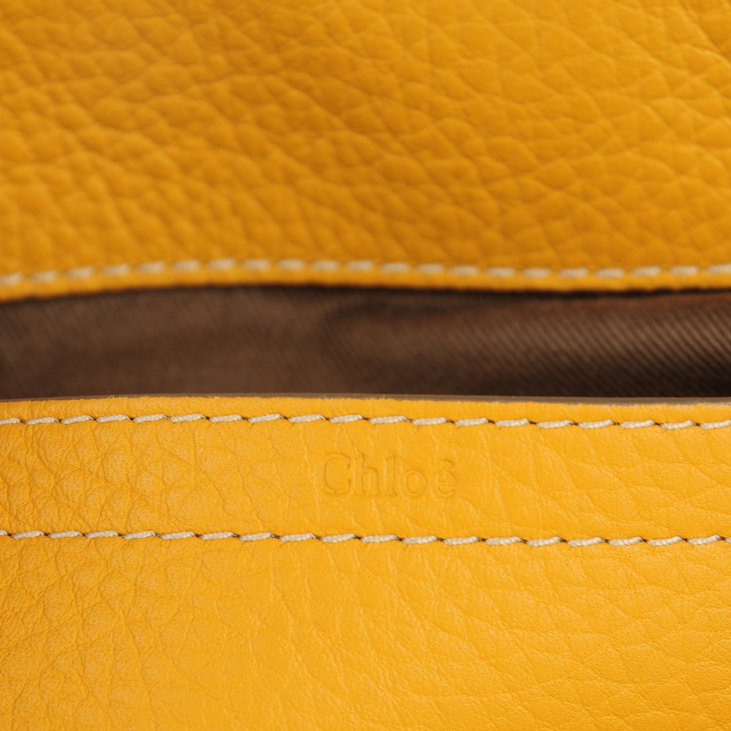 Calfskin Medium Marcie Round Crossbody Bag Curry Yellow