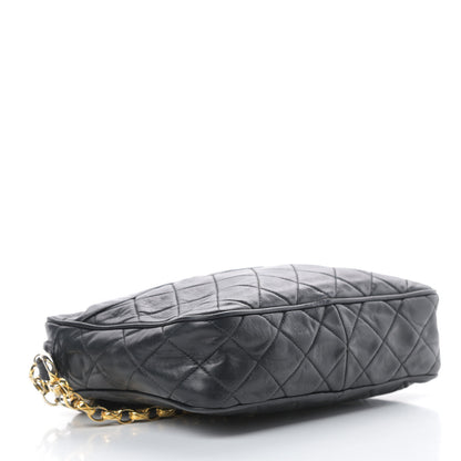 Chanel Lambskin Quilted CC Tassel Camera Case Black 4 of 14