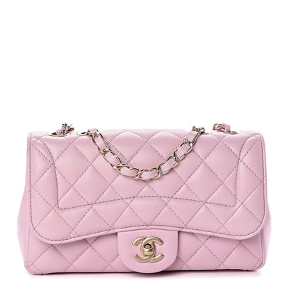 Chanel Lambskin Quilted Mini Mademoiselle Chic Flap Pink 1 of 14