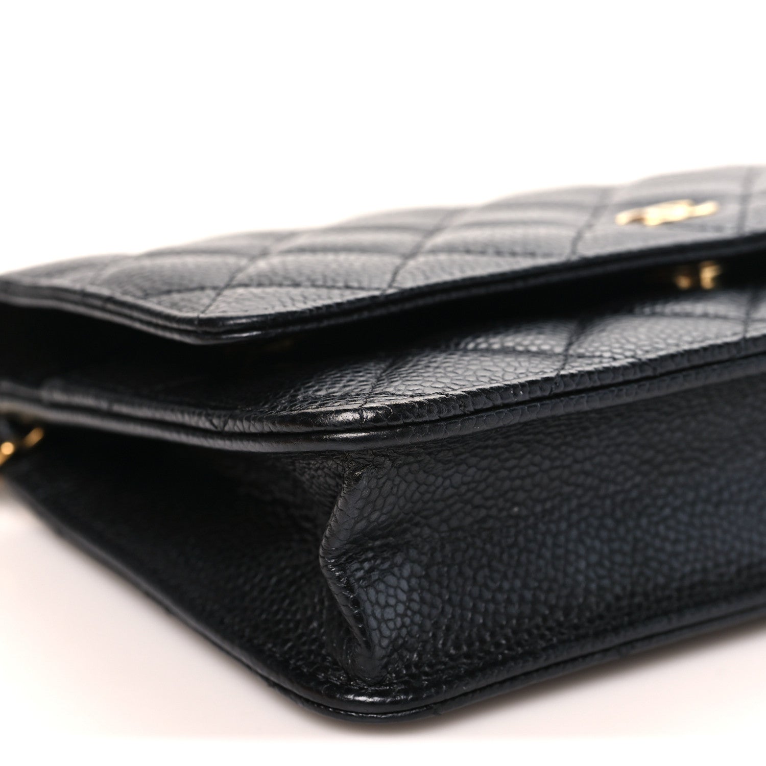 Chanel Caviar Quilted Wallet on Chain WOC Black 10 of 12