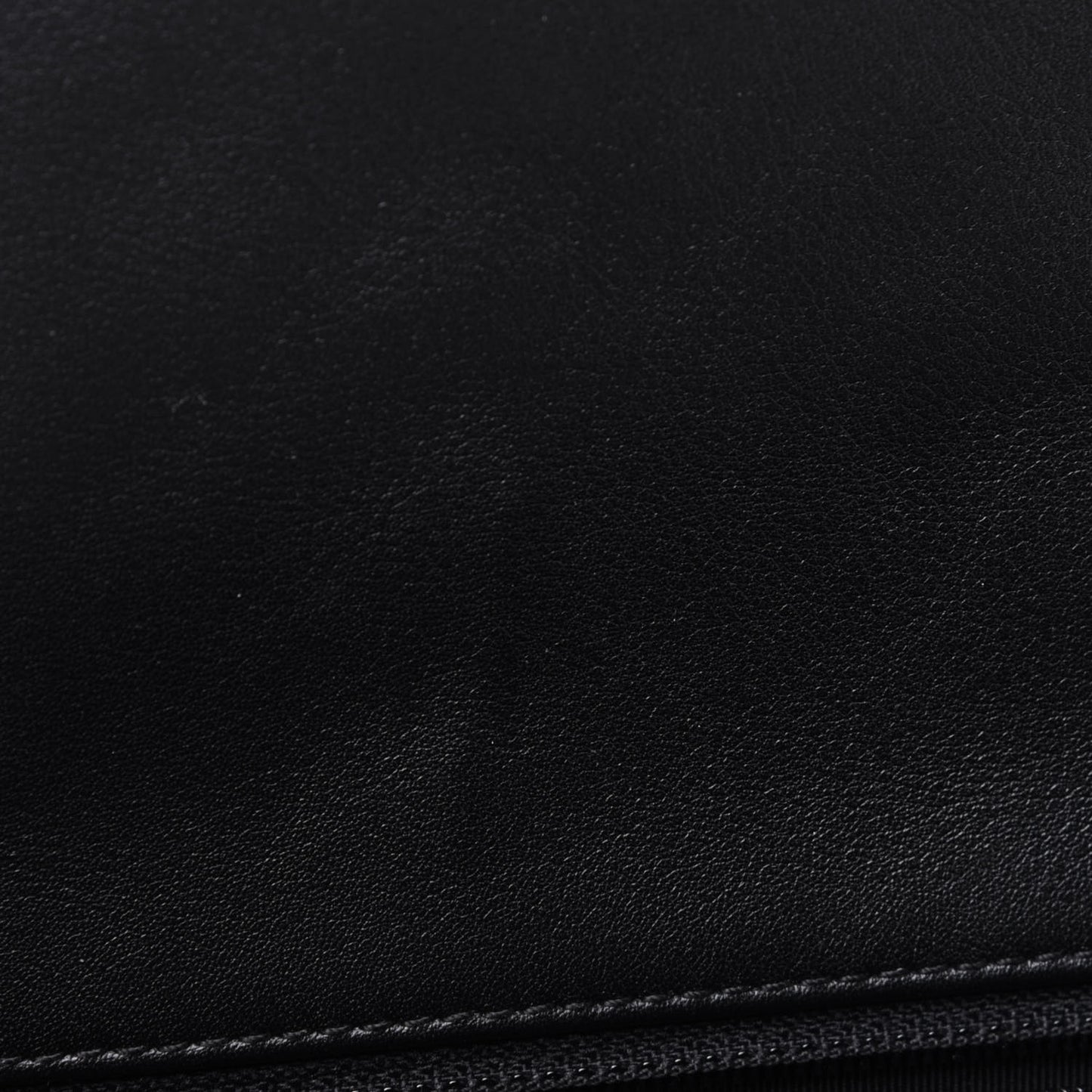 Calfskin Quilted Small Daily Chevron Flap Black